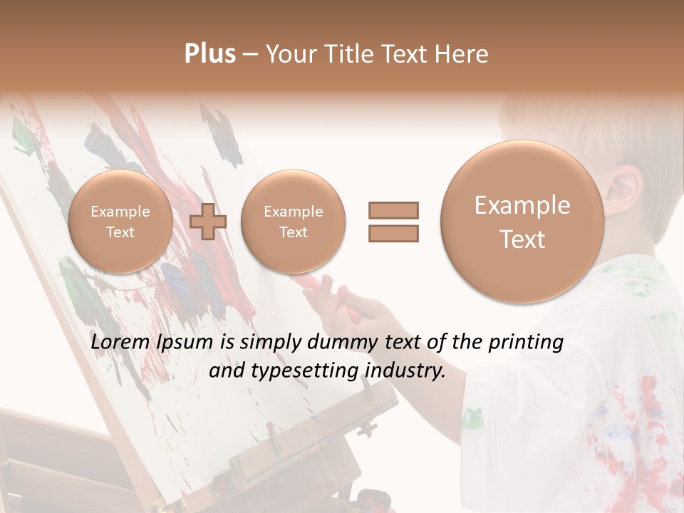 Ore School American Preschool PowerPoint Template