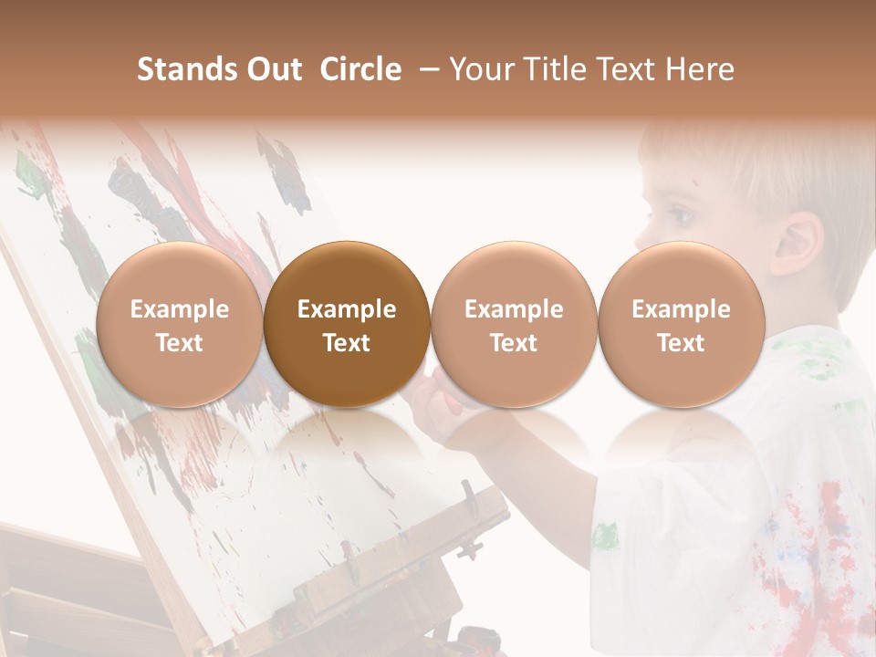 Ore School American Preschool PowerPoint Template