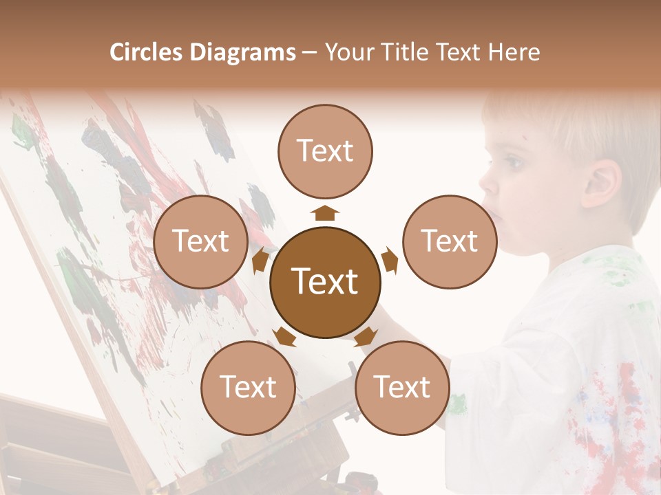 Ore School American Preschool PowerPoint Template