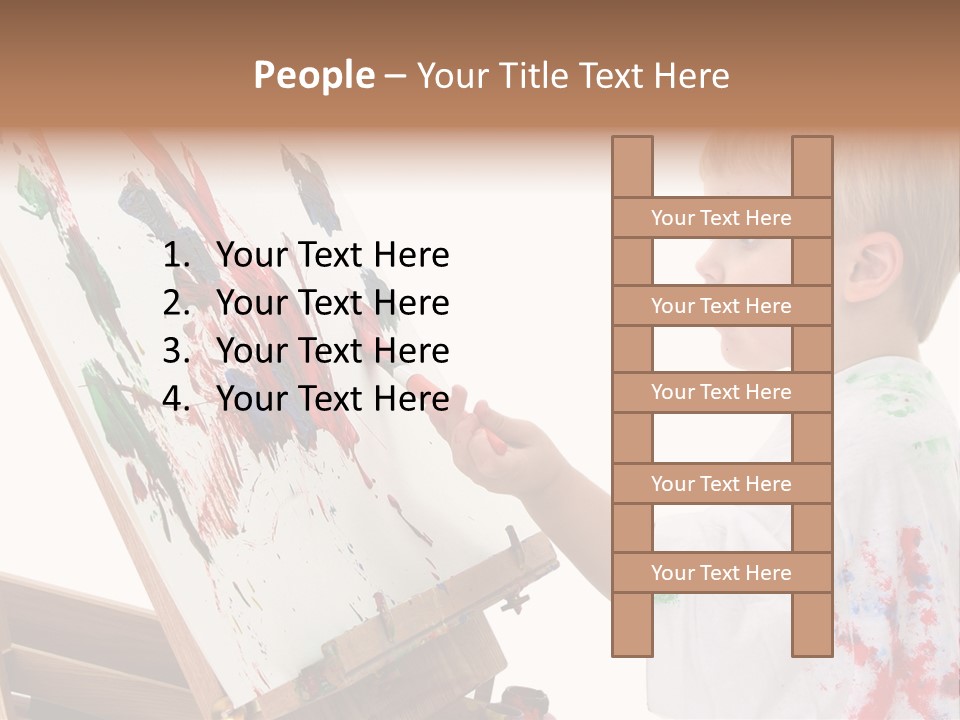 Ore School American Preschool PowerPoint Template