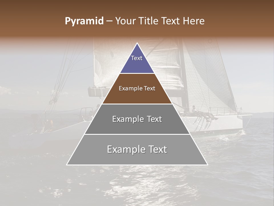 Veil Sail Yacht PowerPoint Template