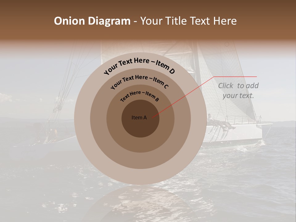 Veil Sail Yacht PowerPoint Template