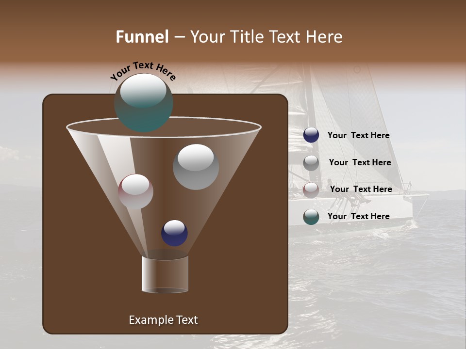 Veil Sail Yacht PowerPoint Template