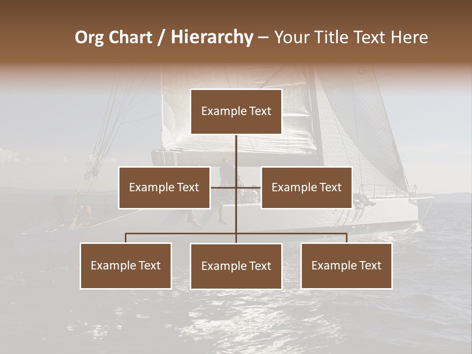 Veil Sail Yacht PowerPoint Template