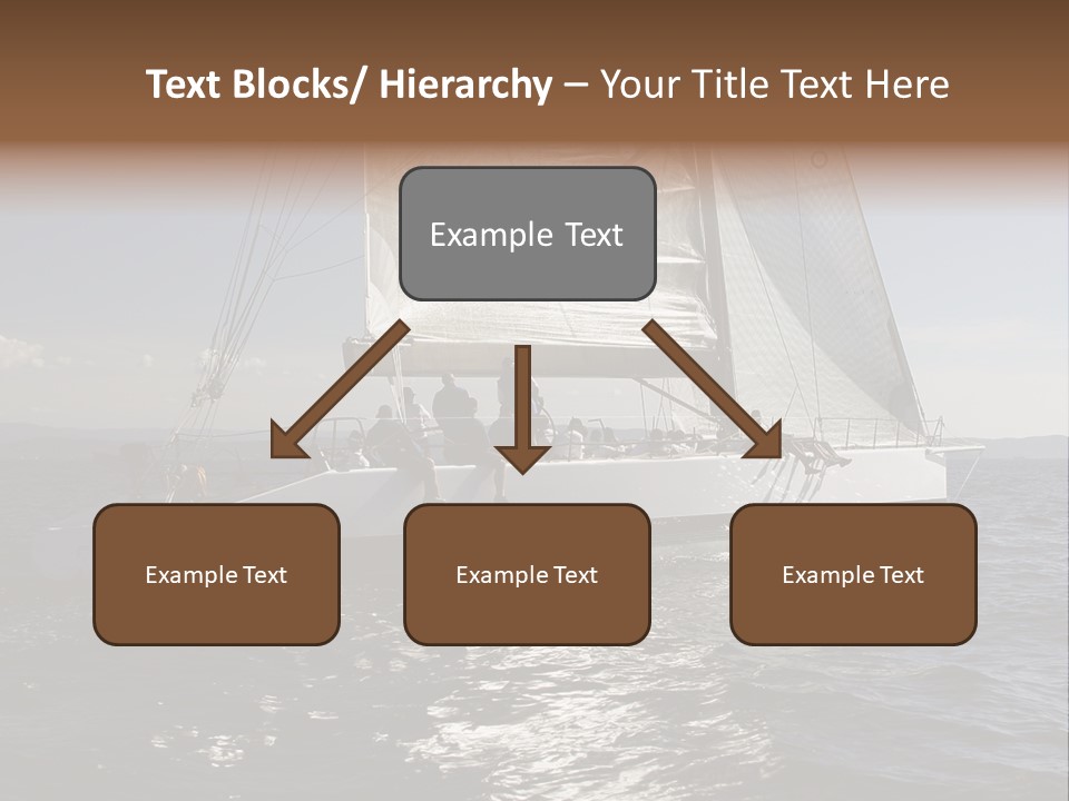 Veil Sail Yacht PowerPoint Template