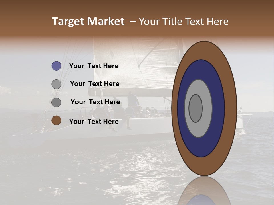 Veil Sail Yacht PowerPoint Template