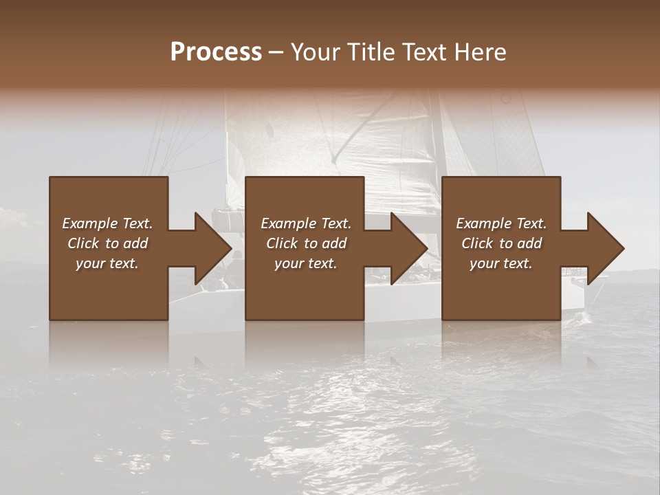 Veil Sail Yacht PowerPoint Template