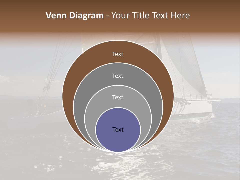 Veil Sail Yacht PowerPoint Template