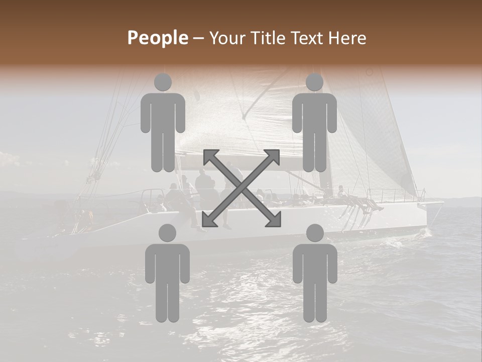 Veil Sail Yacht PowerPoint Template