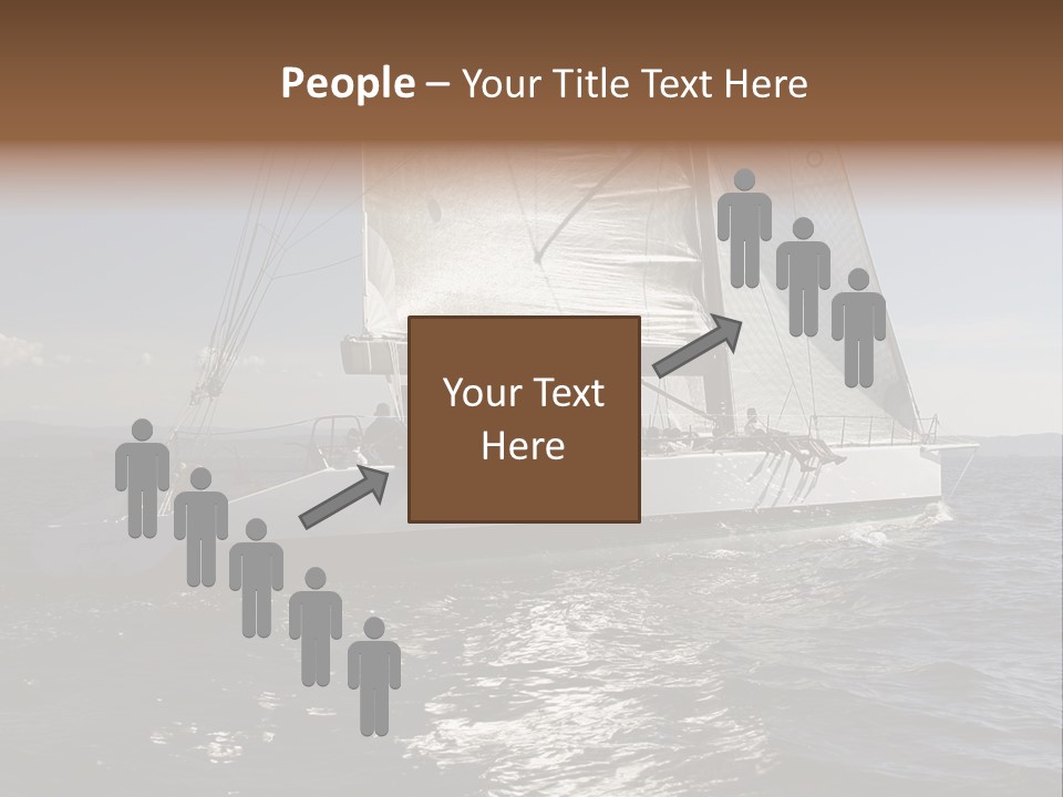Veil Sail Yacht PowerPoint Template