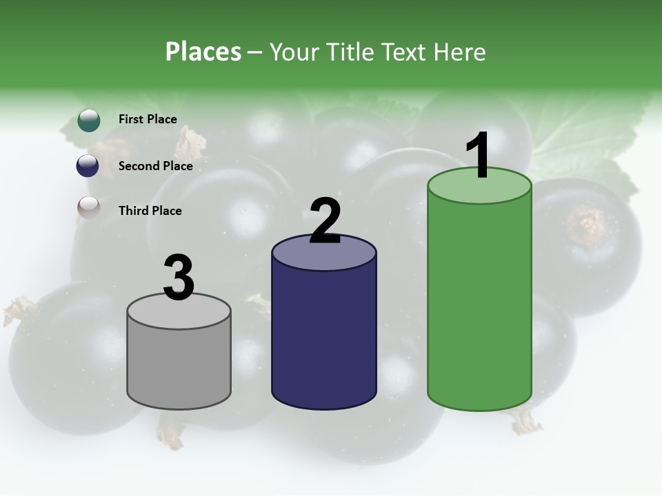 White Berry Food PowerPoint Template