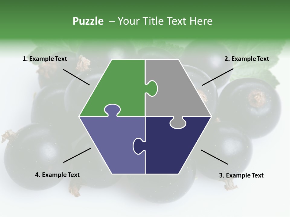 White Berry Food PowerPoint Template