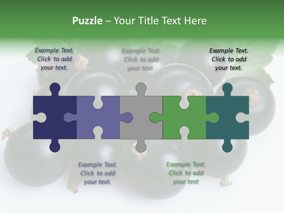 White Berry Food PowerPoint Template