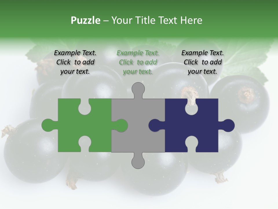 White Berry Food PowerPoint Template