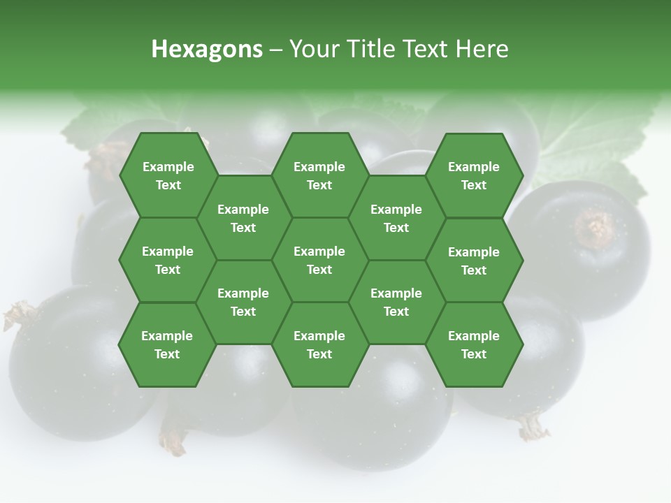 White Berry Food PowerPoint Template