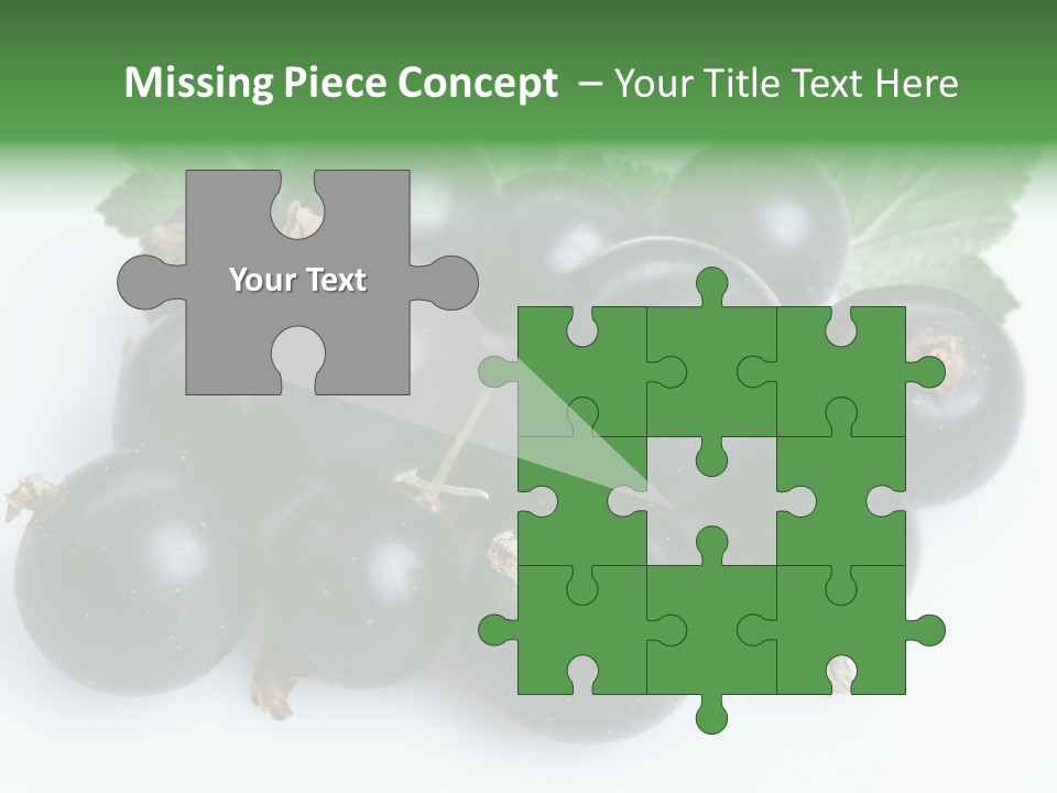 White Berry Food PowerPoint Template