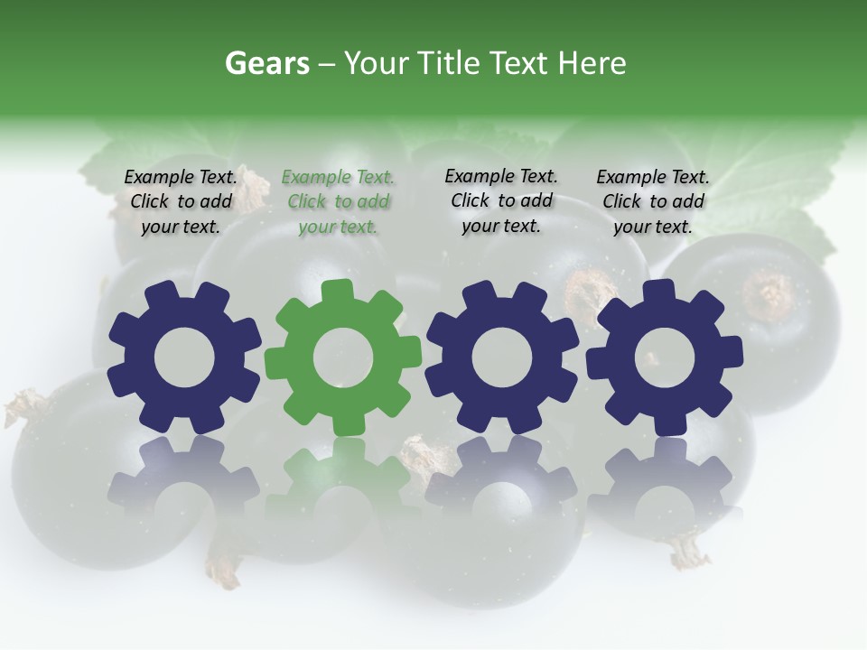 White Berry Food PowerPoint Template