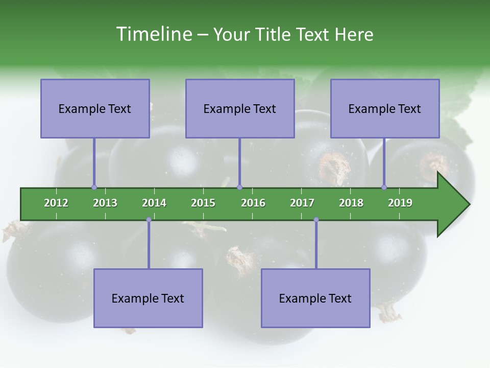 White Berry Food PowerPoint Template