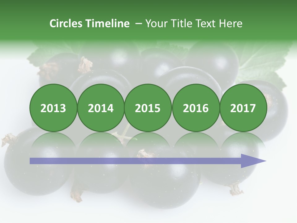 White Berry Food PowerPoint Template