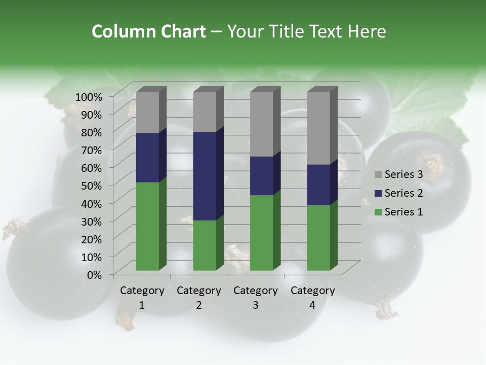White Berry Food PowerPoint Template