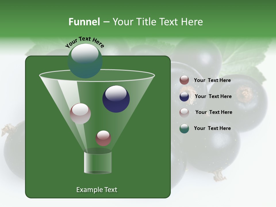 White Berry Food PowerPoint Template