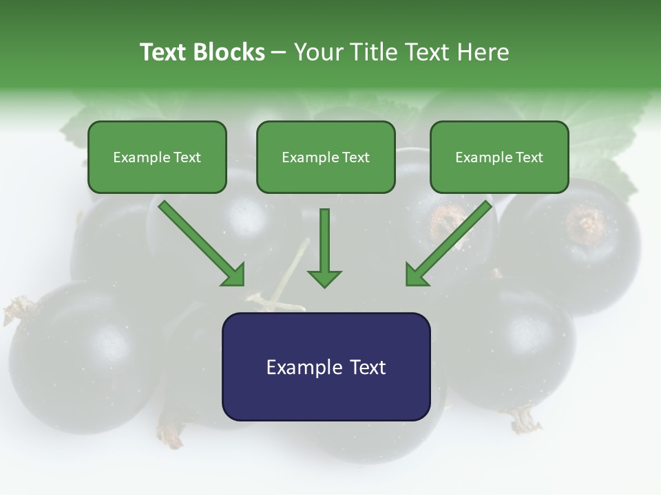 White Berry Food PowerPoint Template