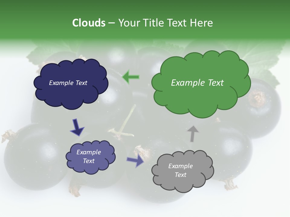White Berry Food PowerPoint Template