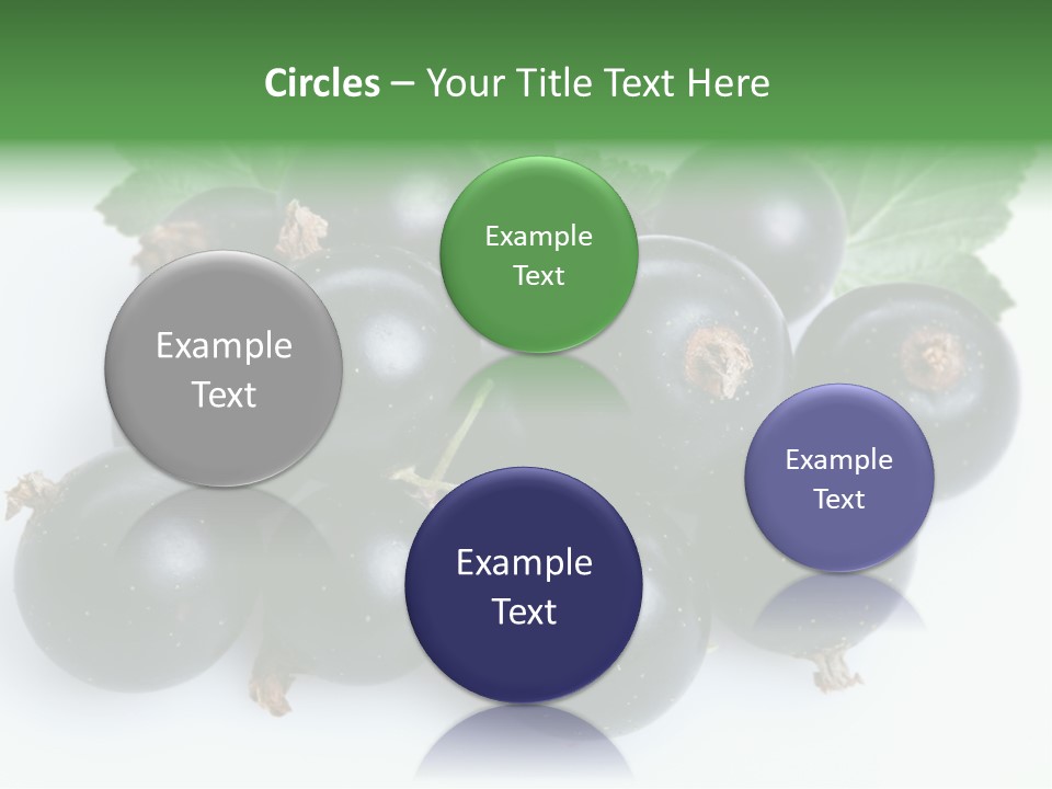 White Berry Food PowerPoint Template