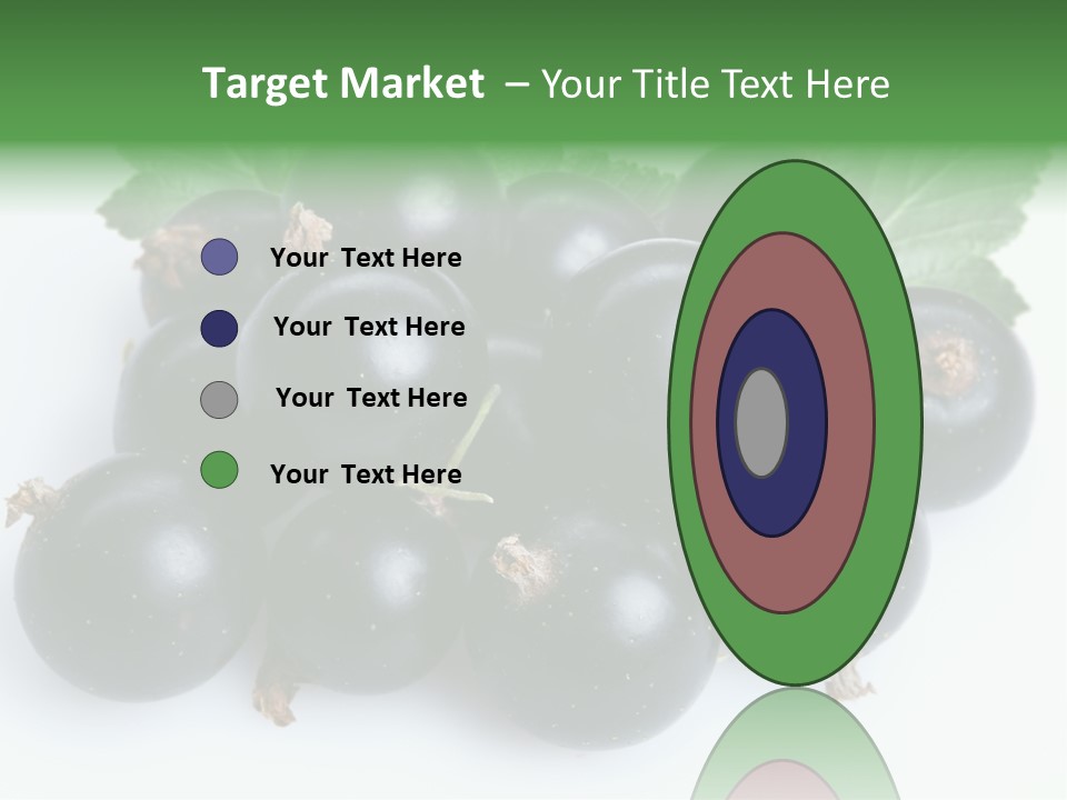 White Berry Food PowerPoint Template