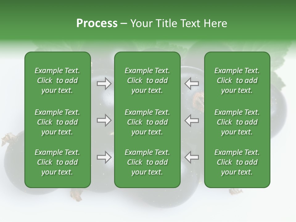 White Berry Food PowerPoint Template