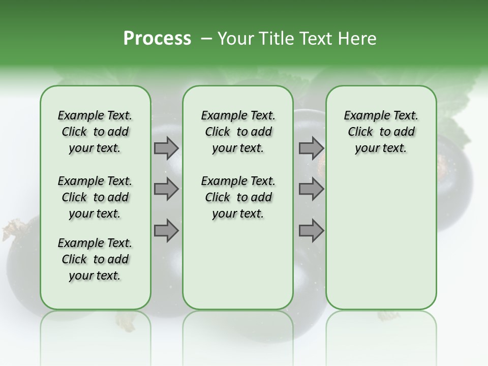White Berry Food PowerPoint Template