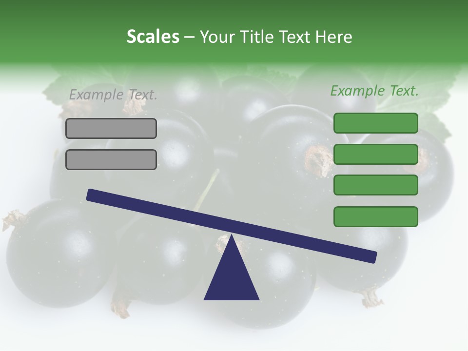 White Berry Food PowerPoint Template