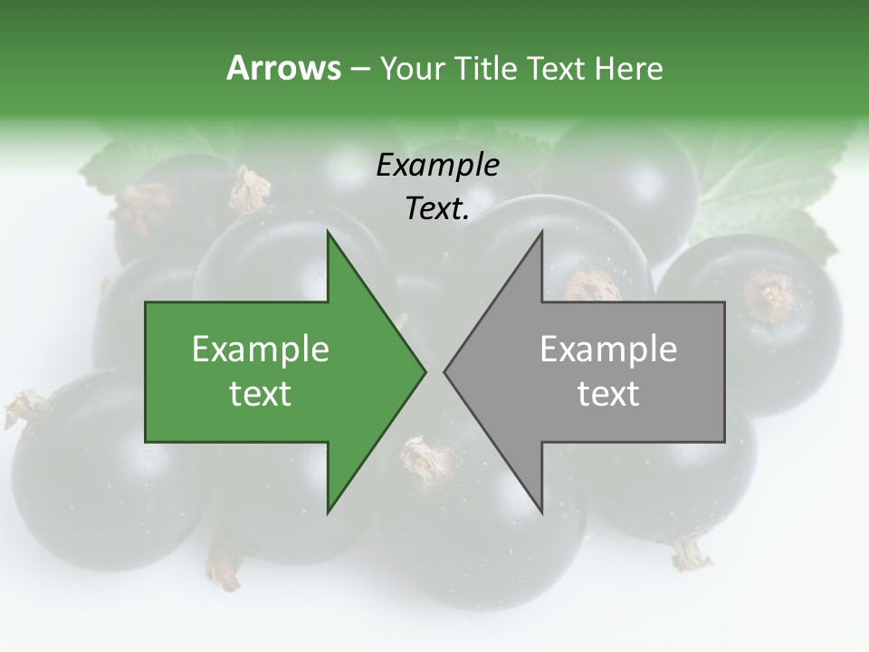 White Berry Food PowerPoint Template