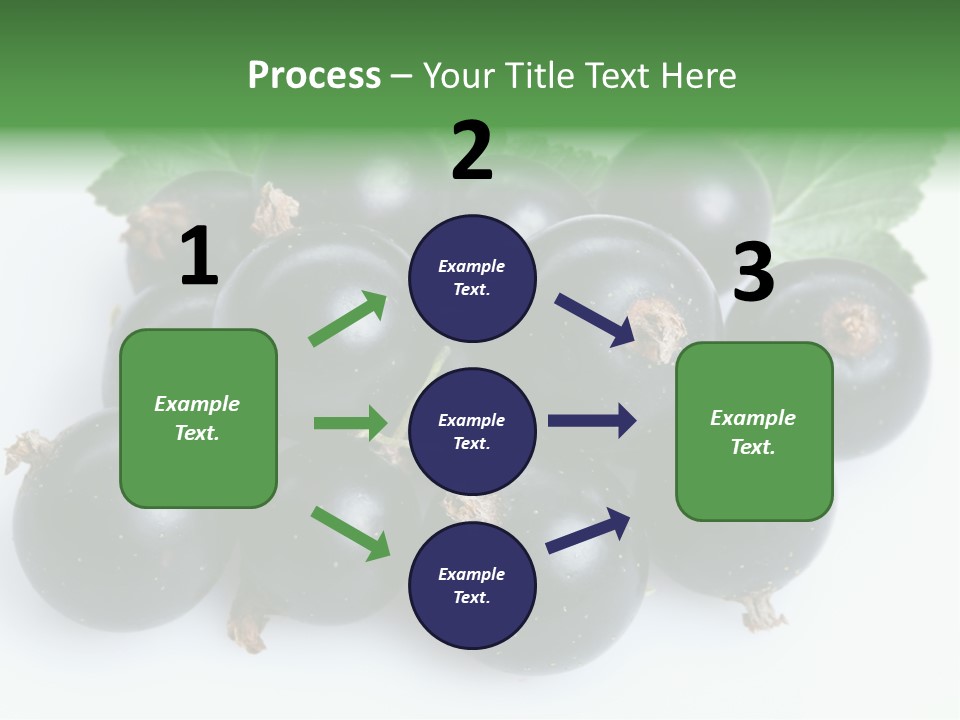 White Berry Food PowerPoint Template