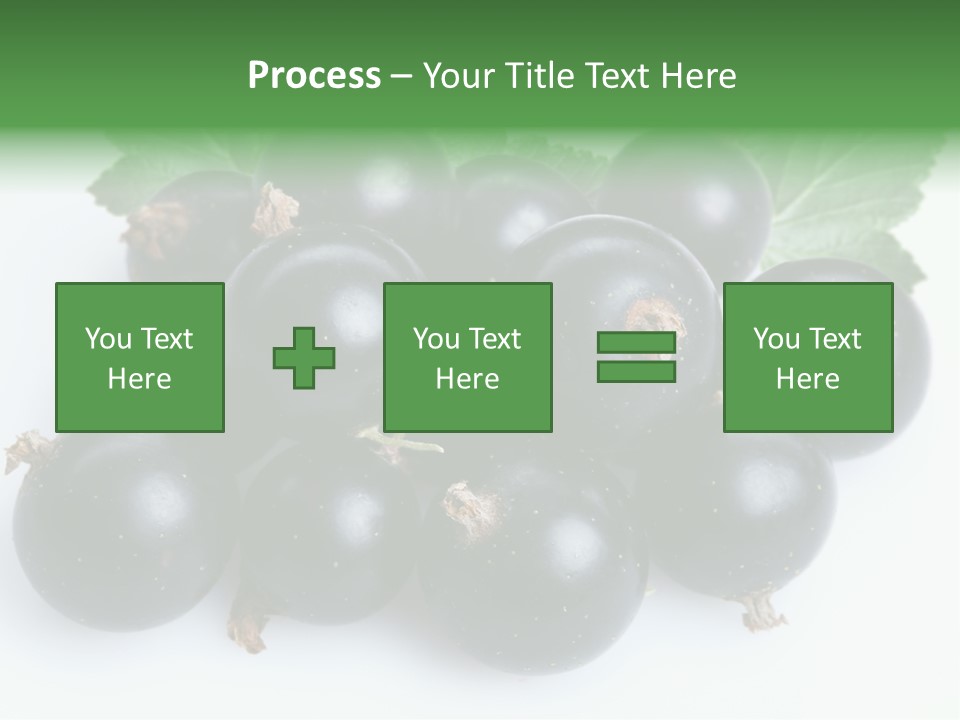 White Berry Food PowerPoint Template