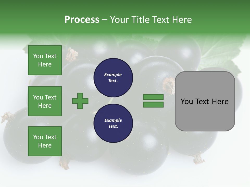 White Berry Food PowerPoint Template