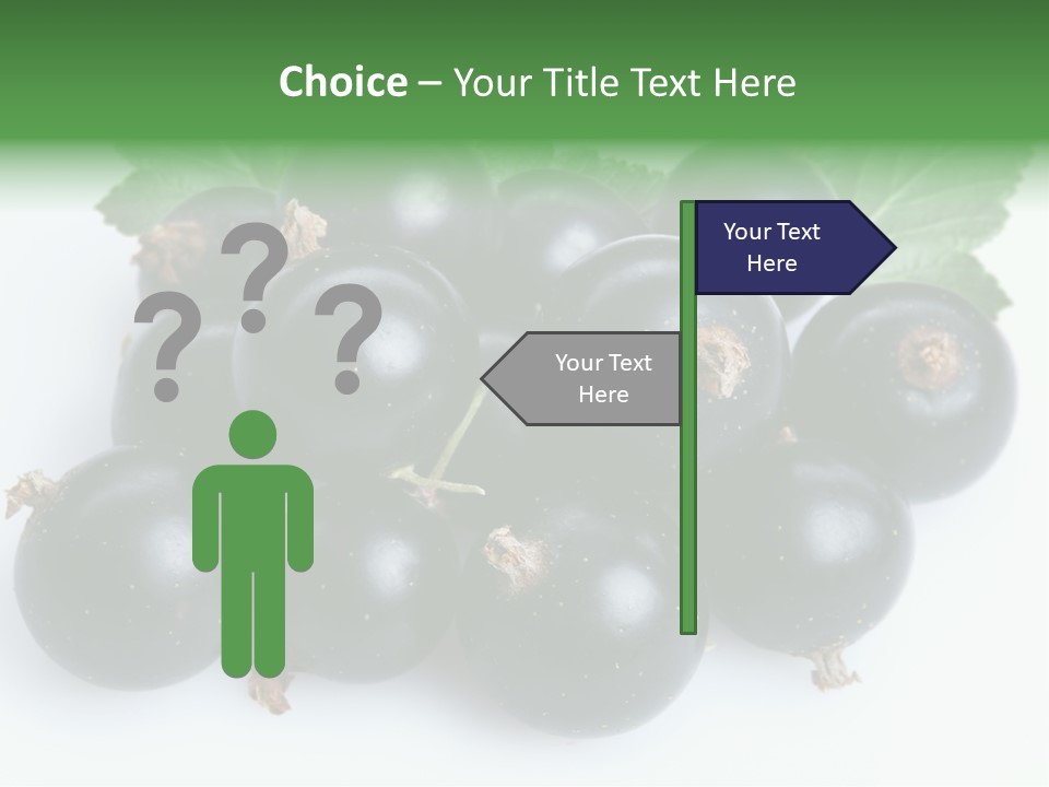 White Berry Food PowerPoint Template