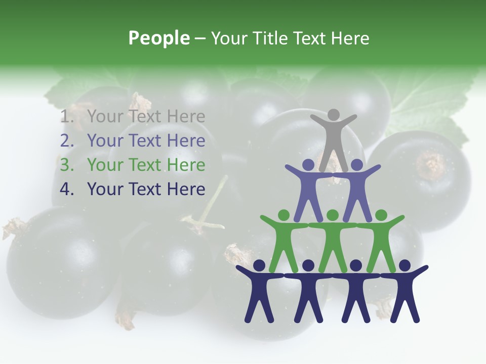 White Berry Food PowerPoint Template