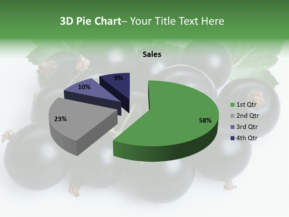 White Berry Food PowerPoint Template