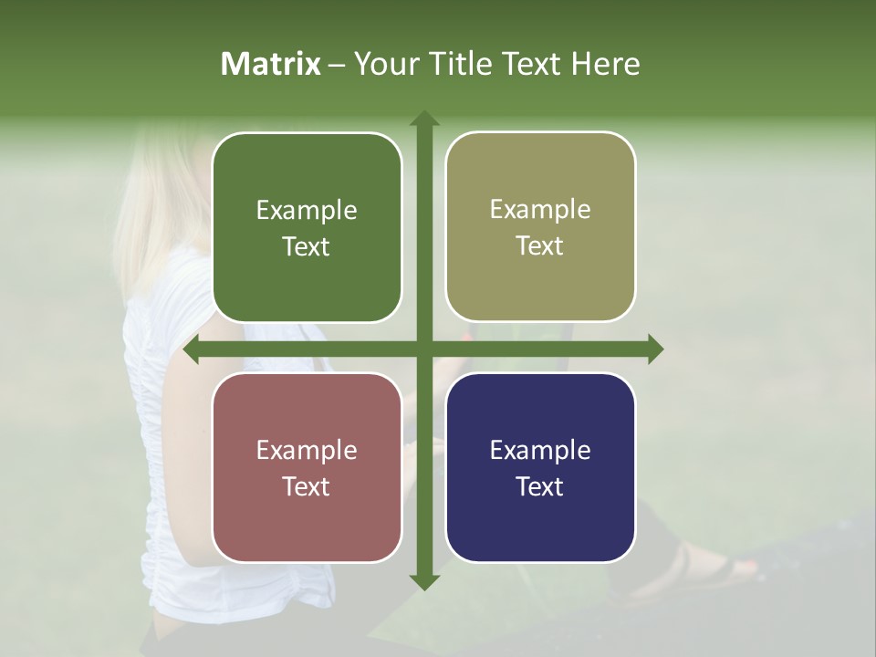 Office Confident Outdoor PowerPoint Template