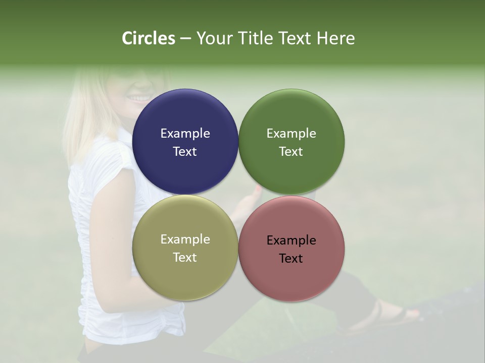 Office Confident Outdoor PowerPoint Template