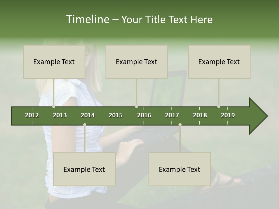 Office Confident Outdoor PowerPoint Template