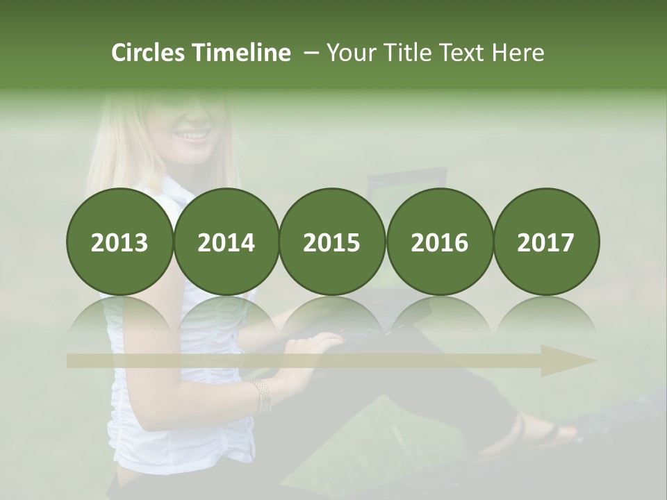 Office Confident Outdoor PowerPoint Template