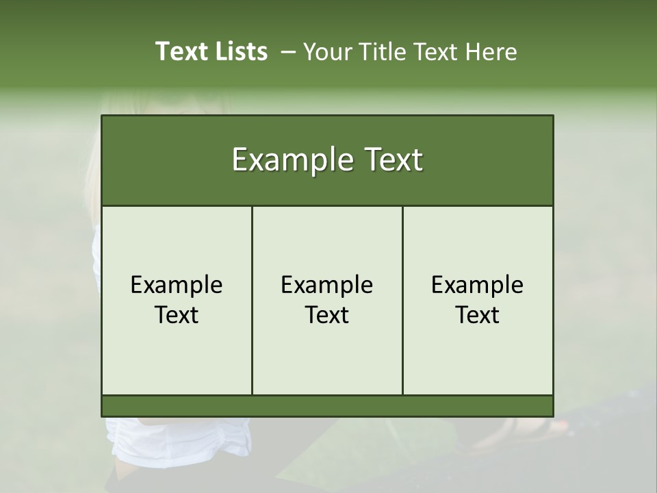 Office Confident Outdoor PowerPoint Template