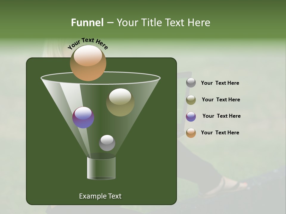 Office Confident Outdoor PowerPoint Template