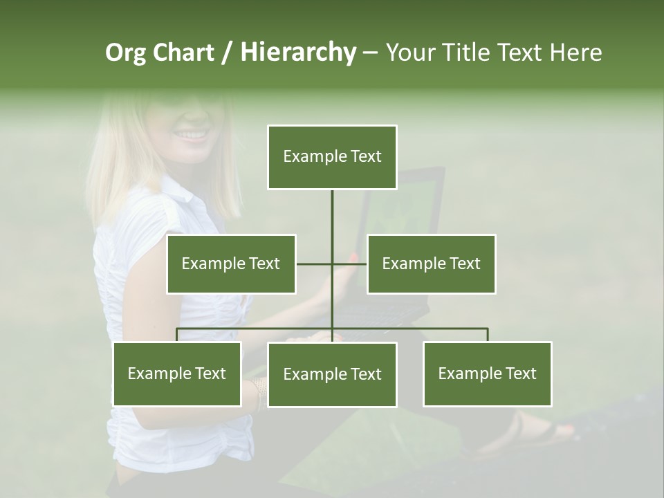 Office Confident Outdoor PowerPoint Template