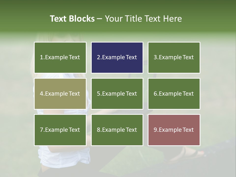 Office Confident Outdoor PowerPoint Template