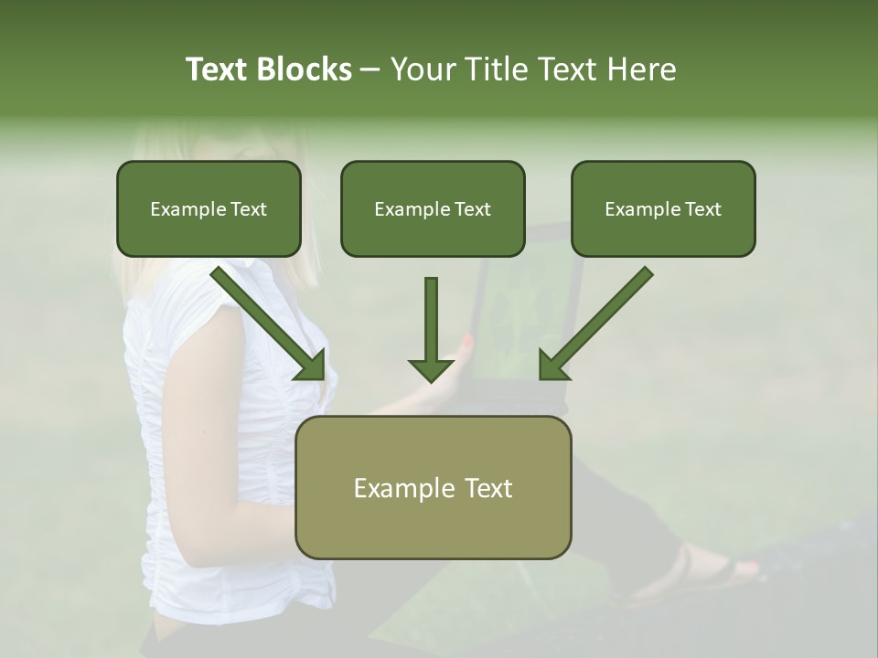 Office Confident Outdoor PowerPoint Template
