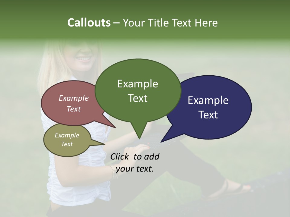 Office Confident Outdoor PowerPoint Template