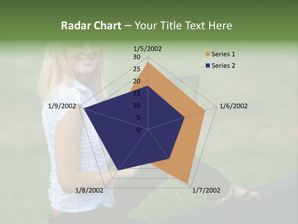 Office Confident Outdoor PowerPoint Template